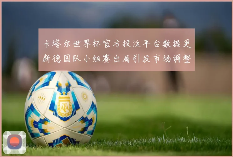 卡塔尔世界杯官方投注平台数据更新德国队小组赛出局引发市场调整